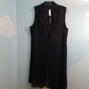 Piccadilly Canada black vest mesh XL NWT